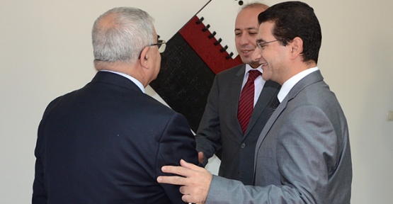 Çorlu Ağır Ceza Mahkemesi Başkanı Özçelik'ten Çorlu Belediye Başkanı Ünal Baysan'a ziyaret