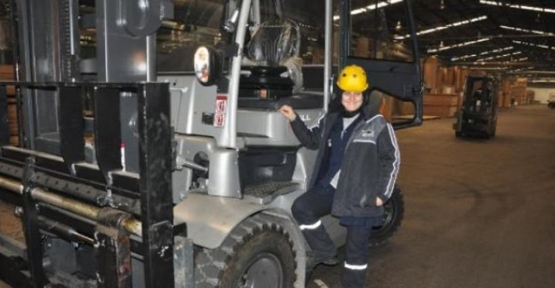 ÇOSB’den bayanlara yönelik ‘Güler yüzlü Forkliftçiler’ projesi