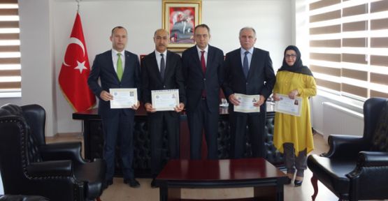 Kurum amirlerine başarı belgesi