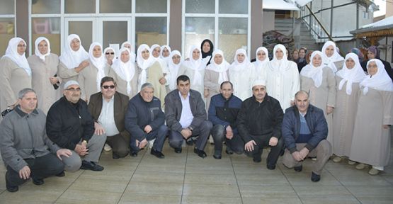 Mandalı Umrecileri uğurladı