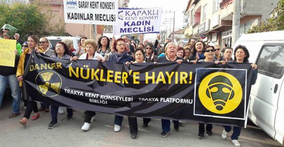 Nükleer santrale hayır