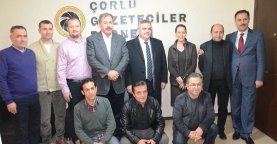 TAGİD’den Çorlu Gazeteciler Derneği’ne Ziyaret