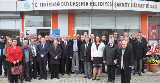Tekirdağ Büyükşehir Belediyesi Şarköy Hizmet Binası törenle açıldı