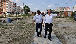 Başkan Mandalı çalışmaları inceledi