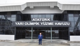 ÇERKEZKÖY ATATÜRK YARI OLİMPİK YÜZME HAVUZU KULLANIMA HAZIR