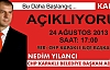 Nedim Yılancı aday adaylığını açıklıyor