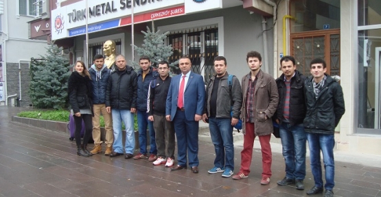 Türk Metal Sendikası’ndan 8 üye Ankara’da seminere katıldı